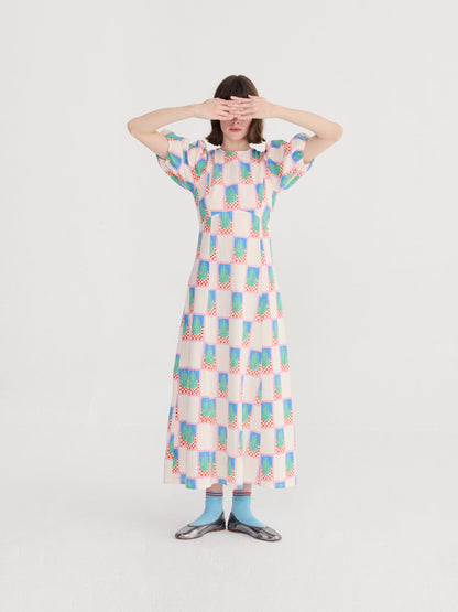 Bobo Choses Pear Puff Sleeve Dress