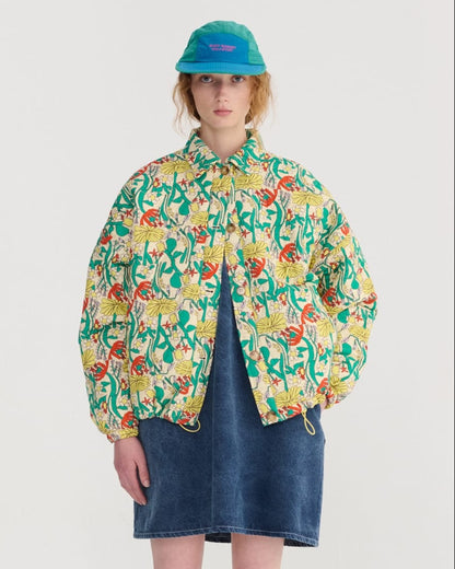 Bobo Choses Herbalist Pattern Quilted Jacket