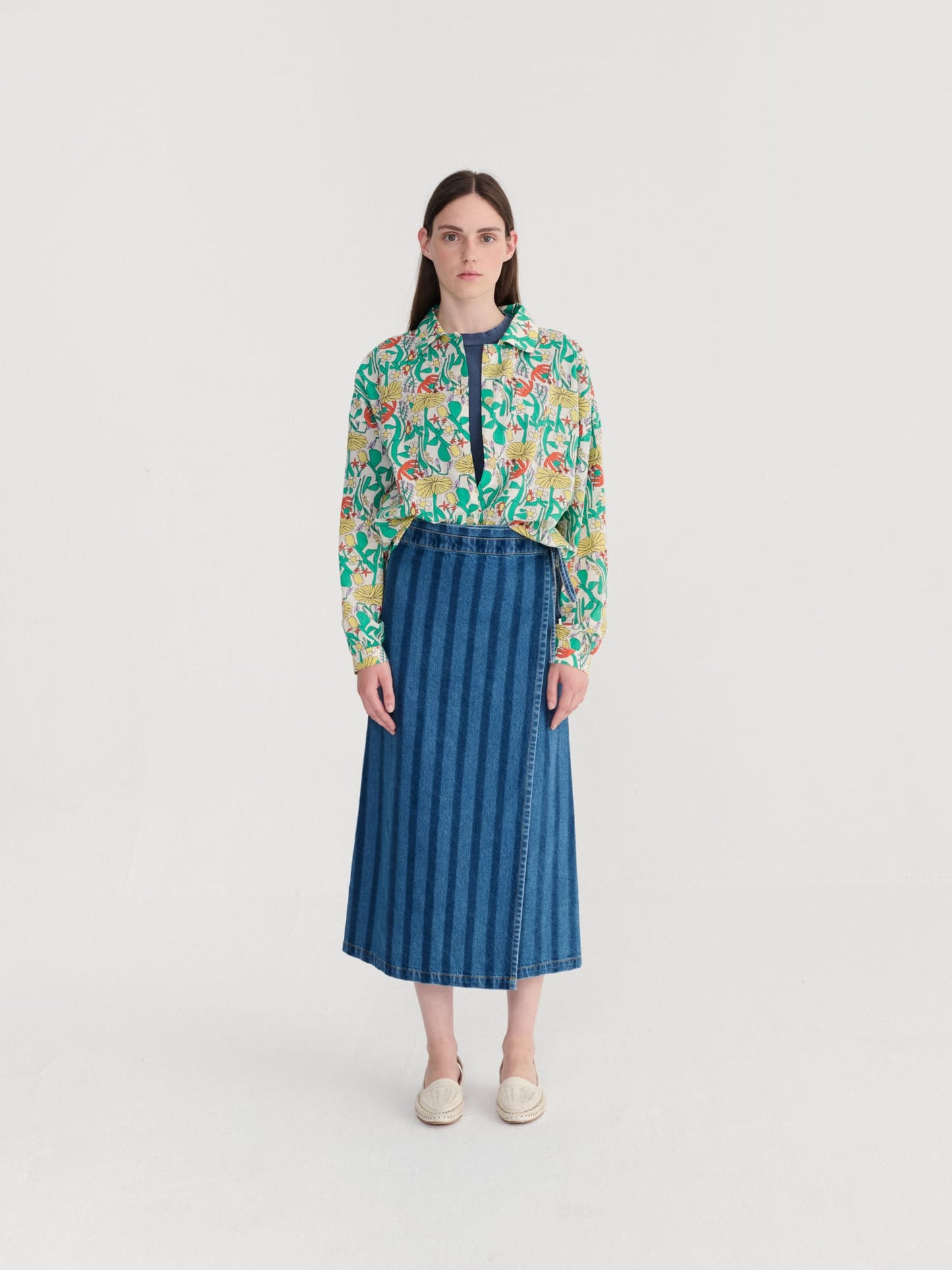 Bobo Choses Herbalist Pattern Collar Shirt