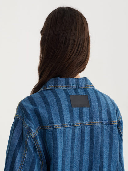 Bobo Choses Stripe Denim Jacket