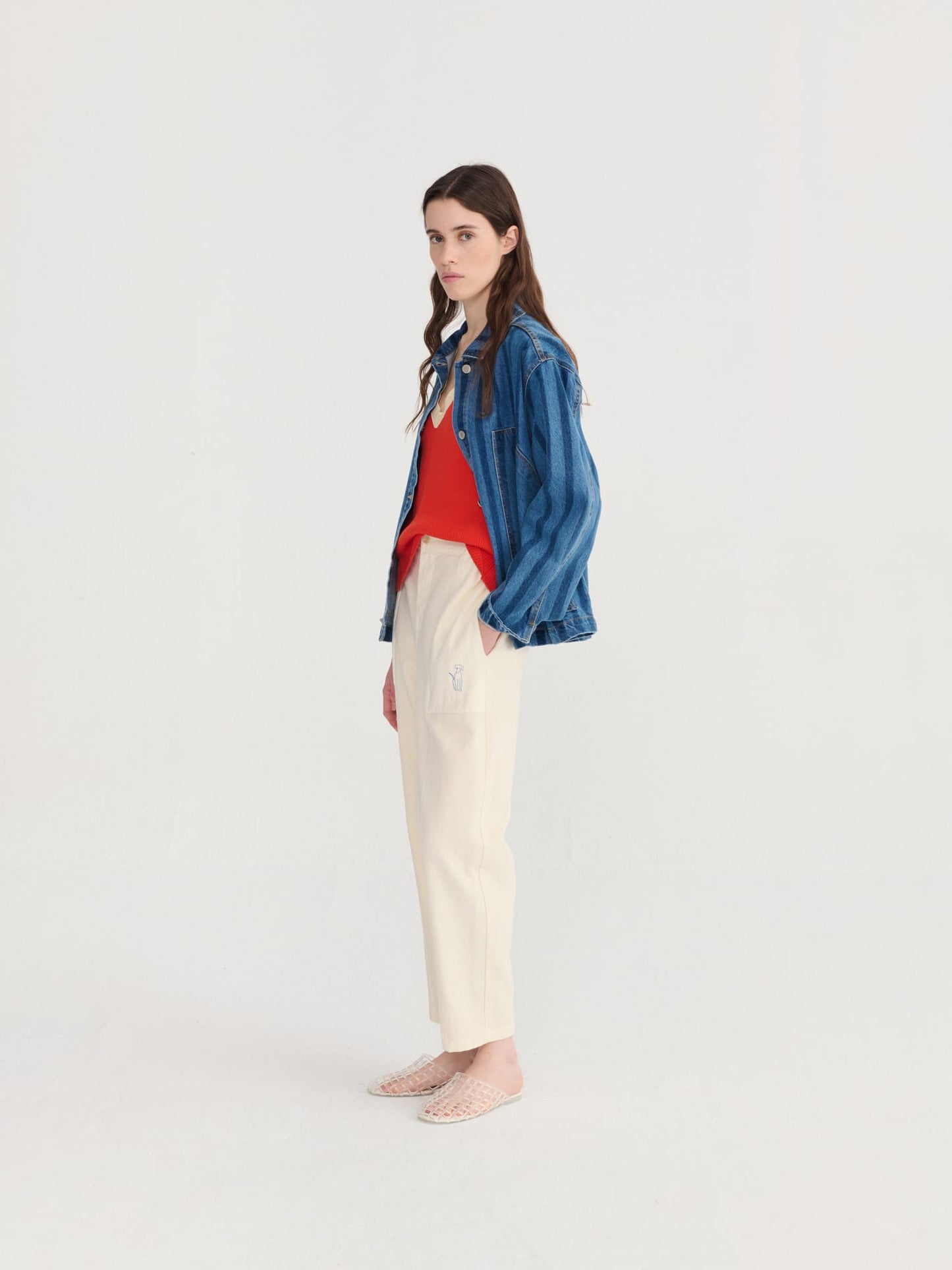 Bobo Choses Stripe Denim Jacket