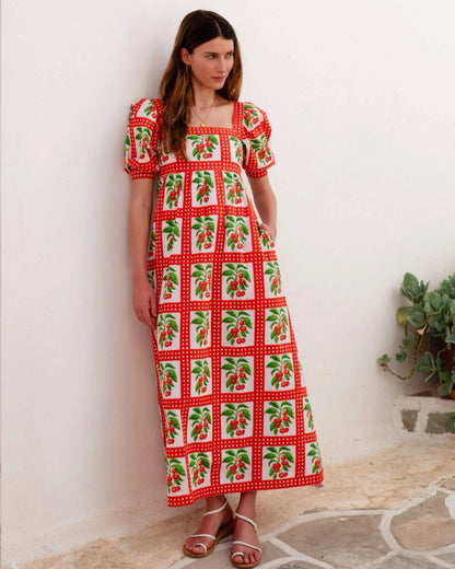 Pink City Prints Elizabeth Dress