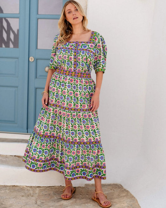 Pink City Prints Fleur Skirt