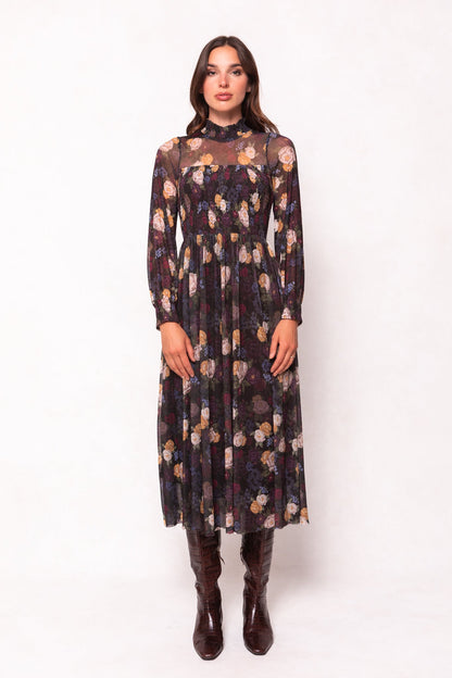 Marla Dress in Winter Floral