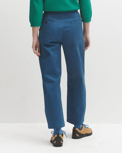 Lowie Worker Blue Panelled Trousers