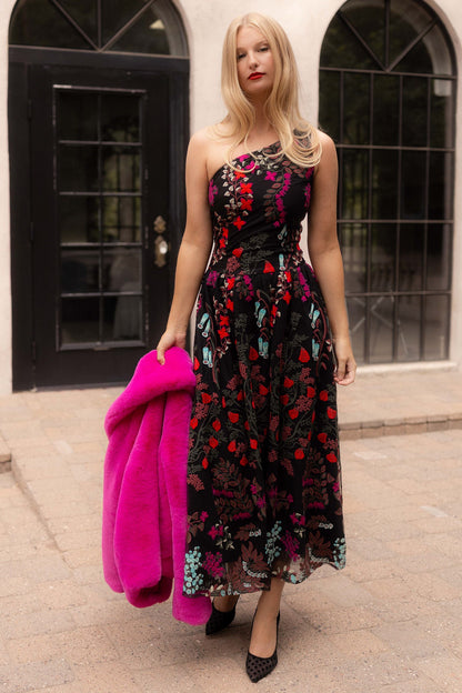 Leila Dress in Moonlit Blossom