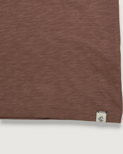 Sunwashed Pocket Tee - Marron
