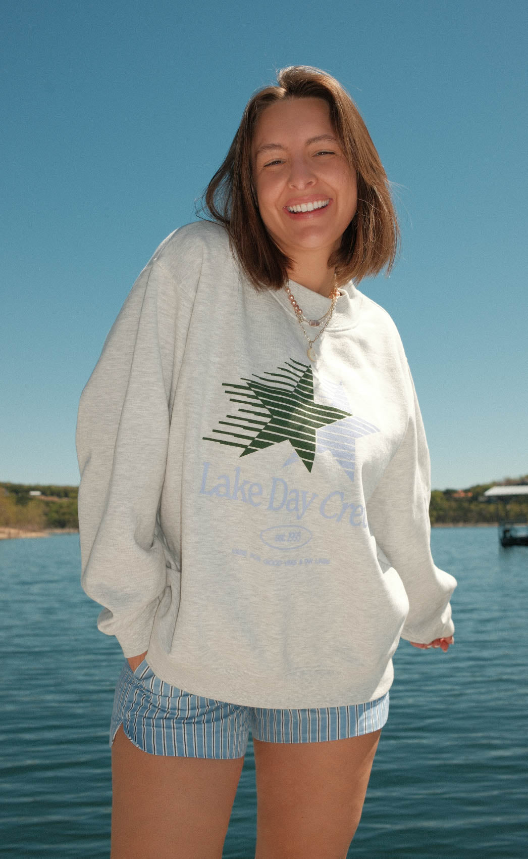 charlie southern x jo johnson overby: lake day mockneck