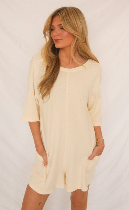 lucky that you love me romper