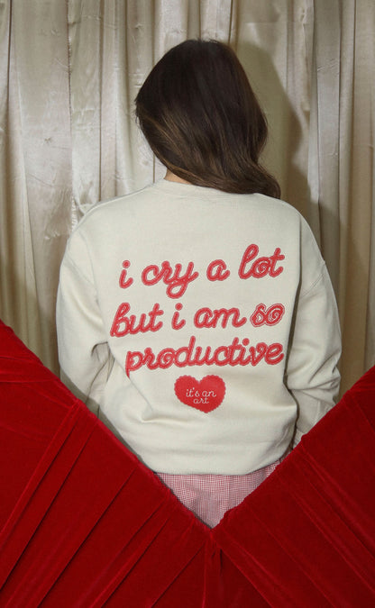 friday + saturday: broken heart sweatshirt