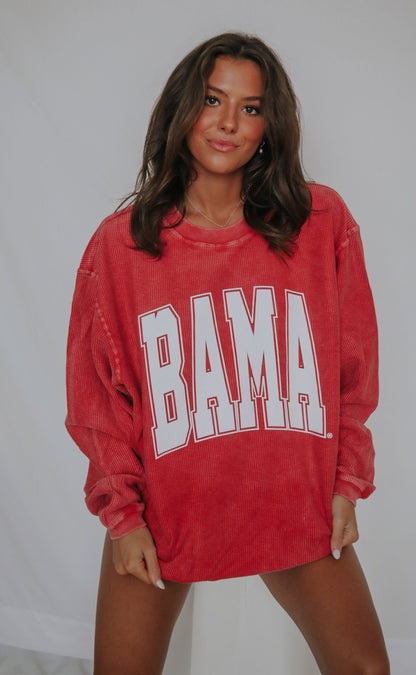 charlie southern: alabama collegiate corded sweatshirt - 2023
