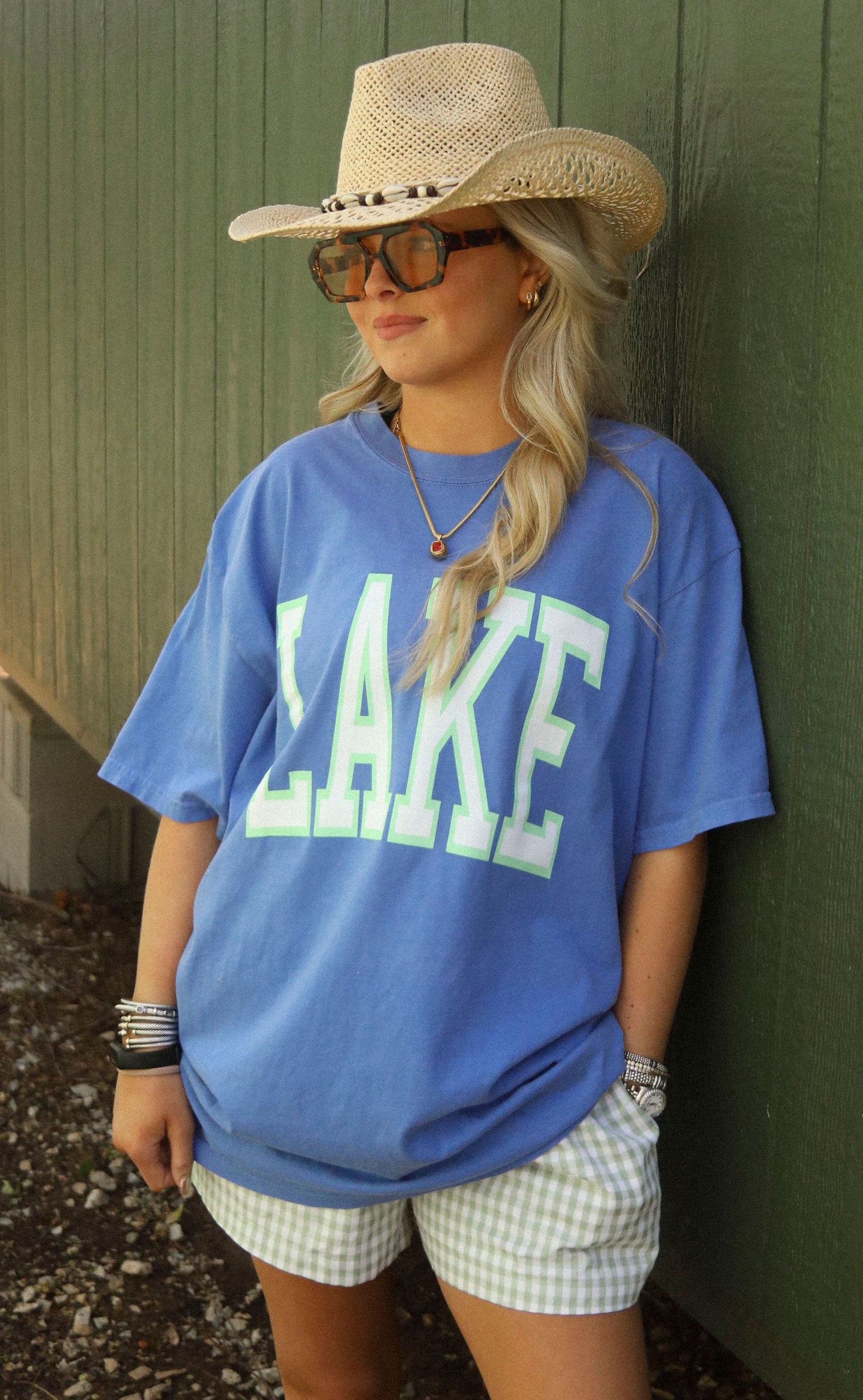 charlie southern: classic lake tee - blue