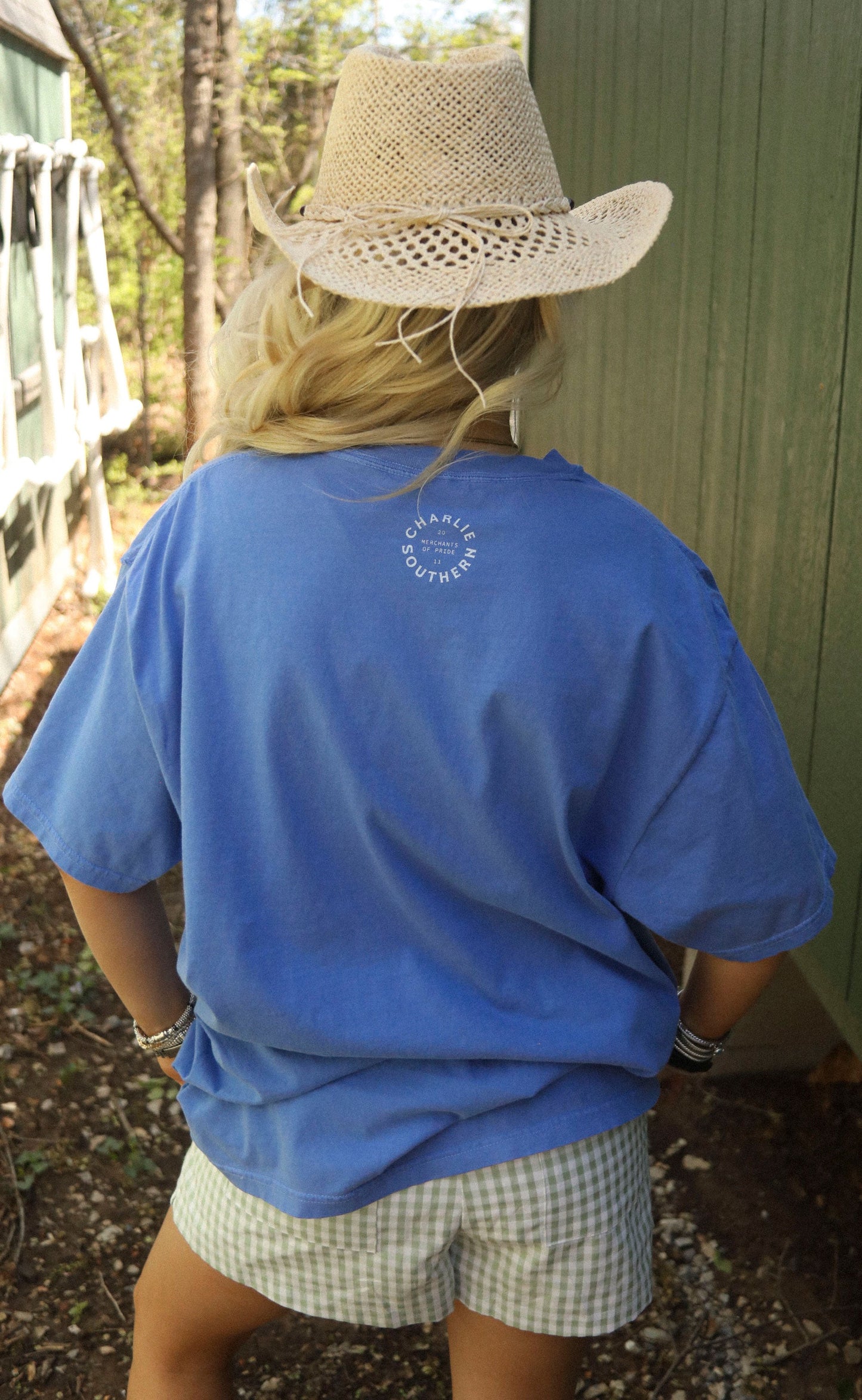 charlie southern: classic lake tee - blue