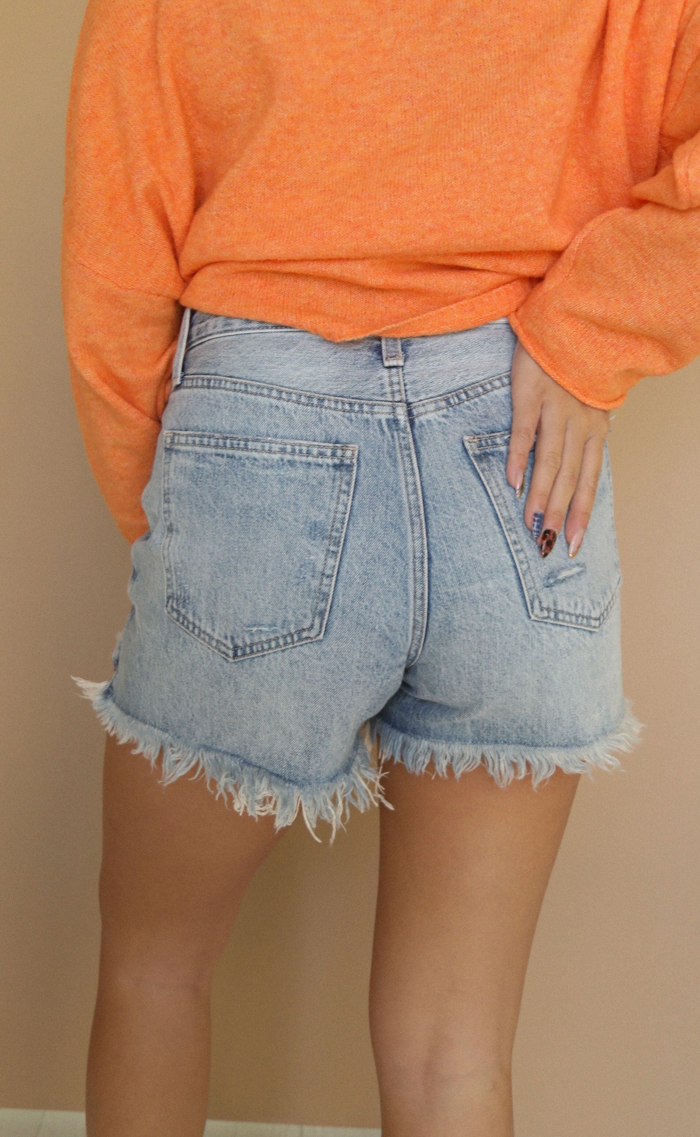 pistola: nova high rise cut off short - garcon vintage