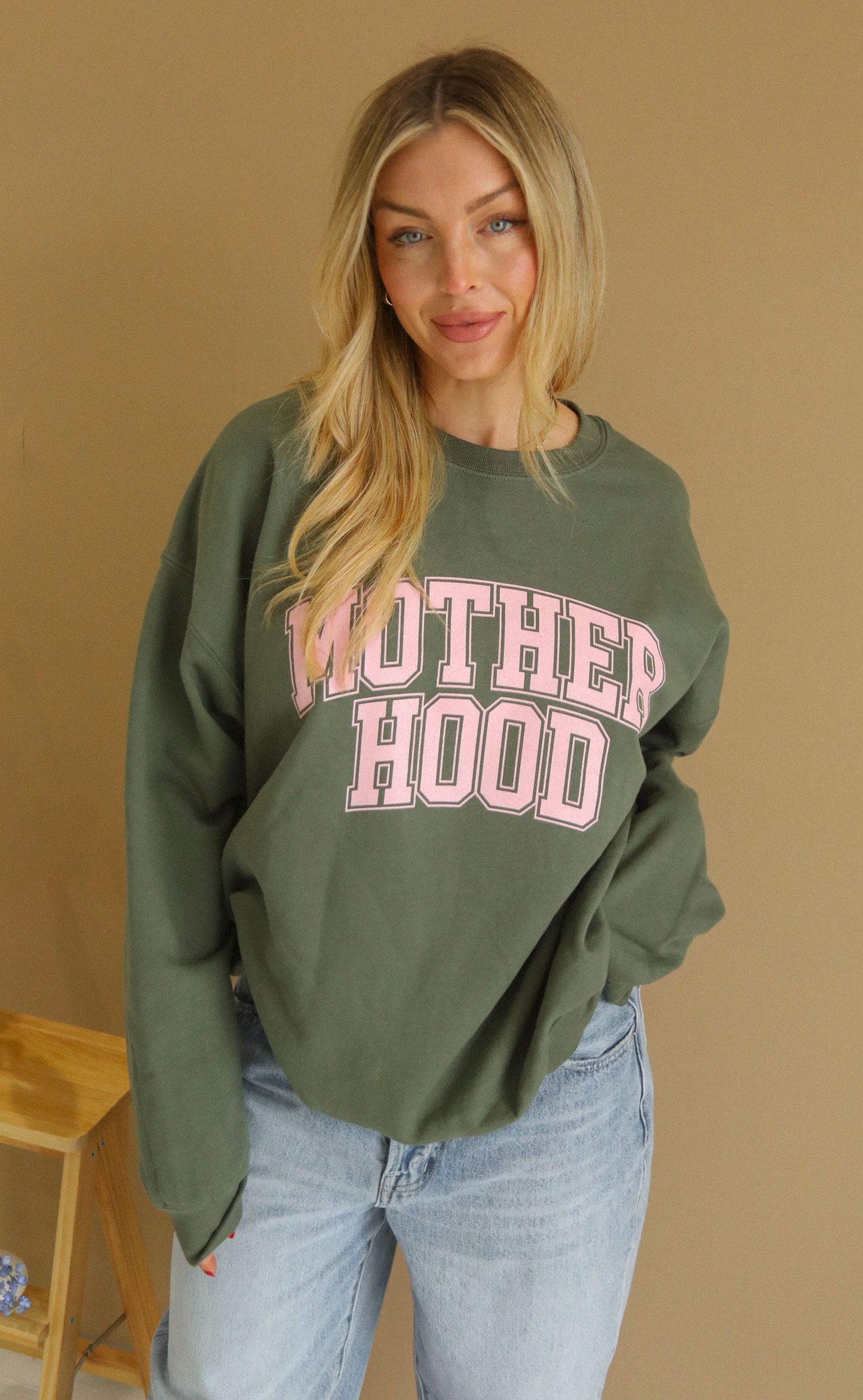 charlie southern: motherhood sweatshirt - green