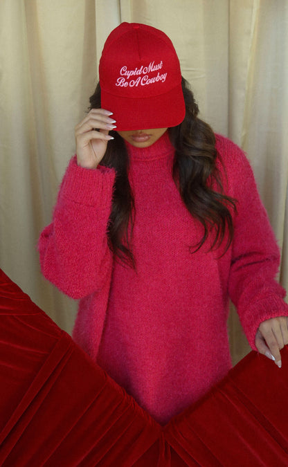 friday + saturday: cupid must be a cowboy trucker hat