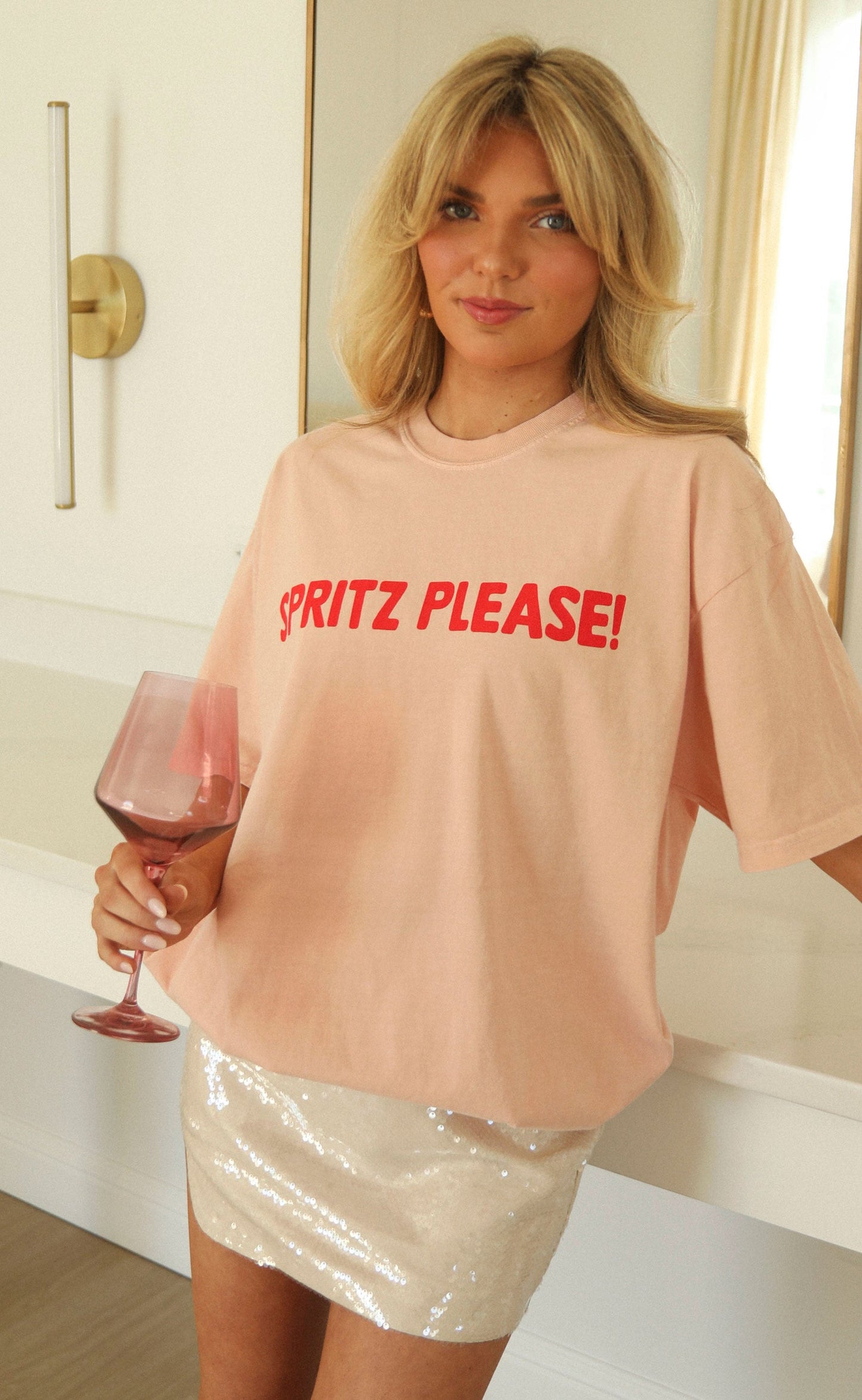 friday + saturday: spritz please t shirt
