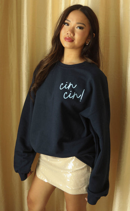 friday + saturday: cheers girls sweatshirt