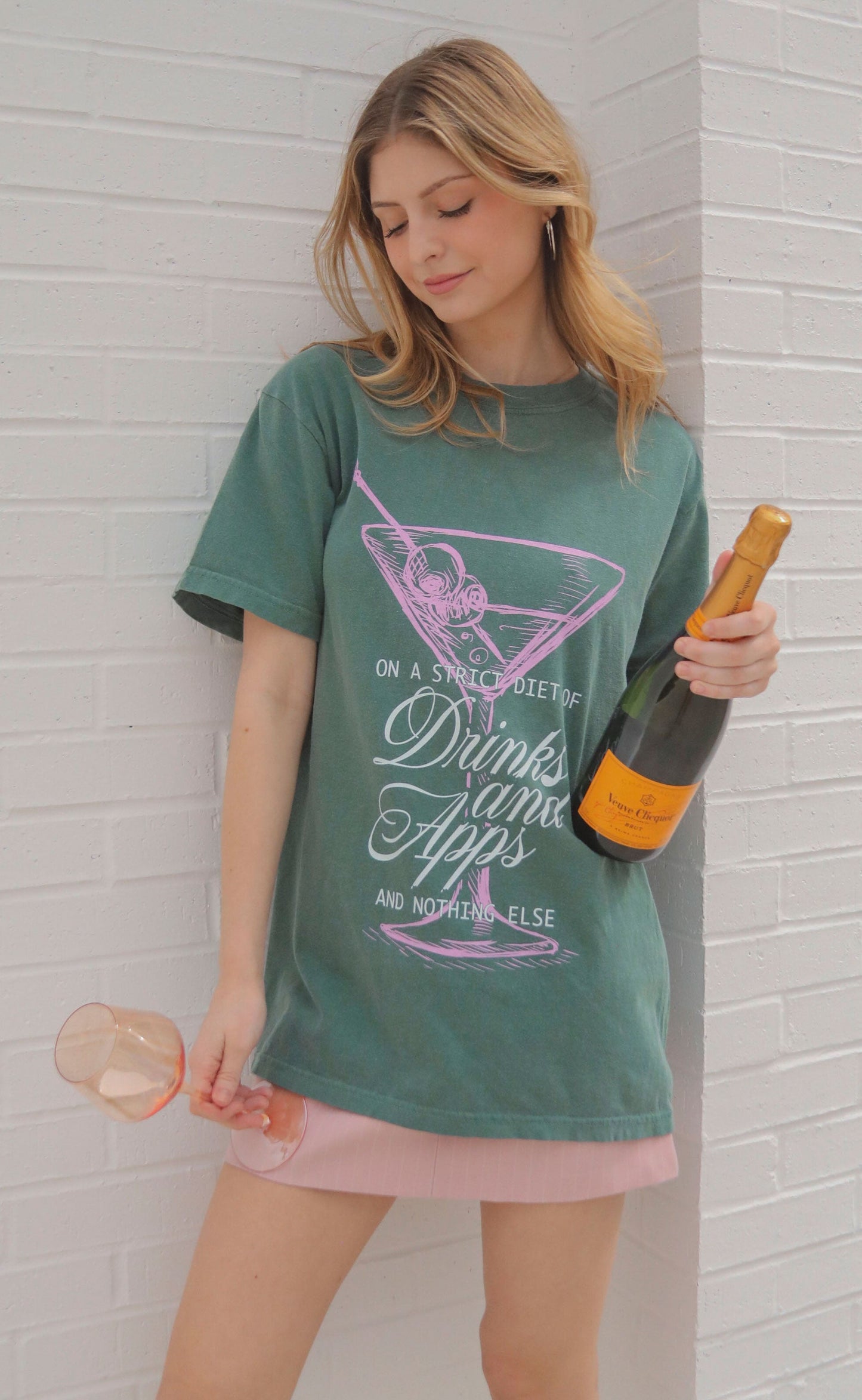 friday + saturday: drinks and apps t shirt