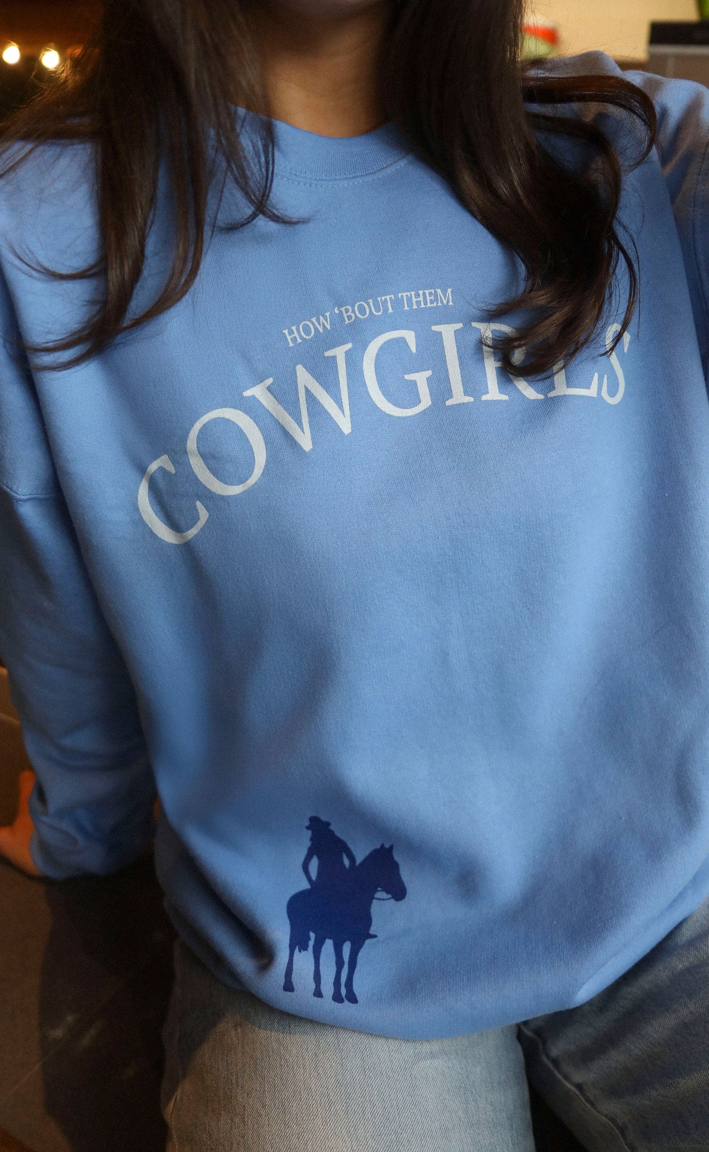 charlie southern: how bout them cowgirls sweatshirt