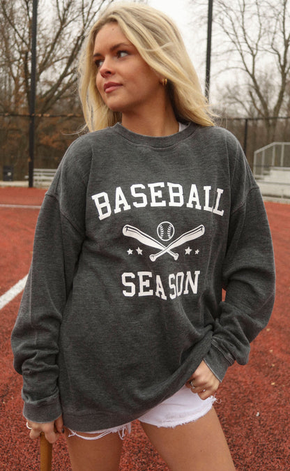 charlie southern: baseball season campus crew sweatshirt