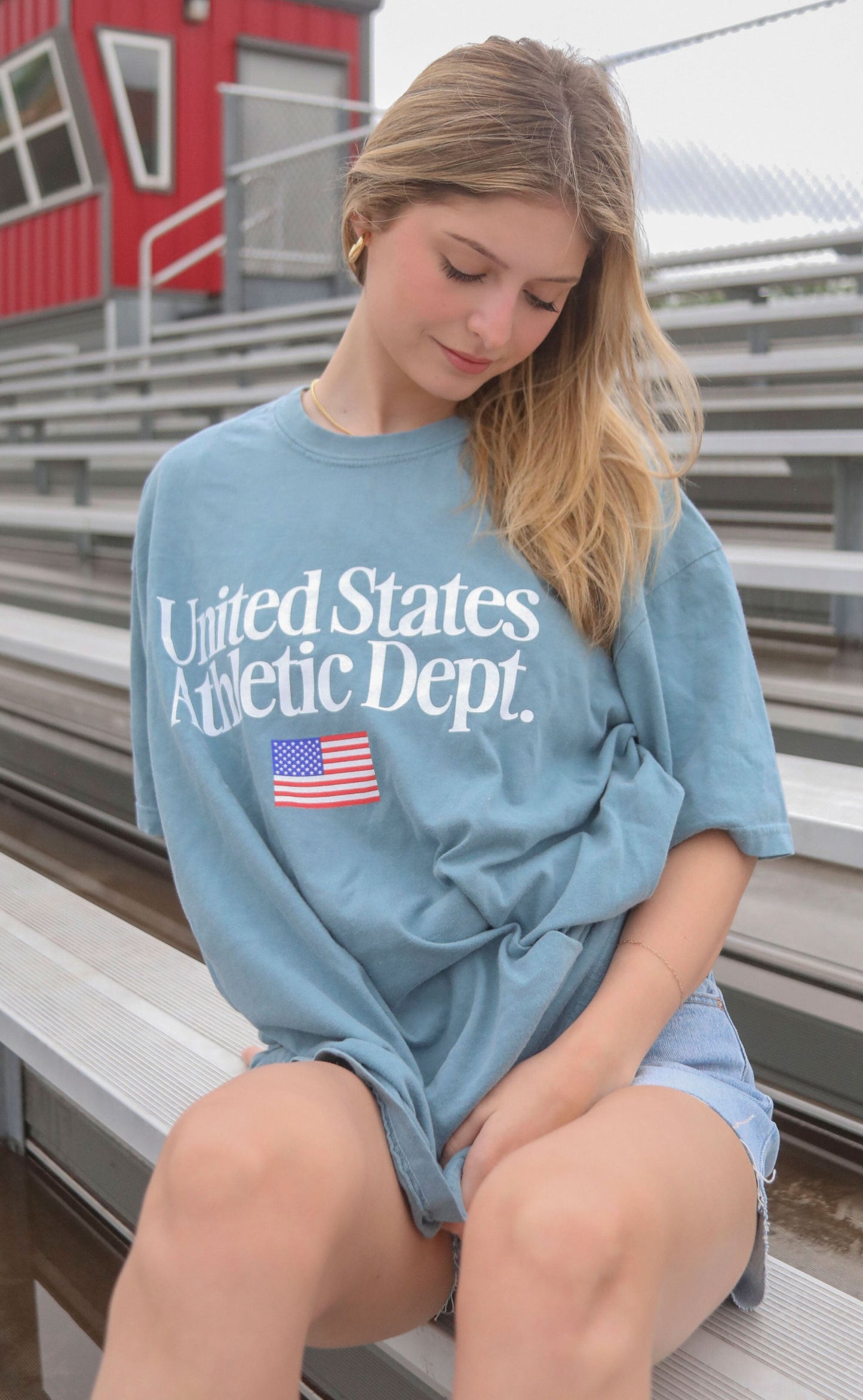 friday + saturday: us athletic dept t shirt