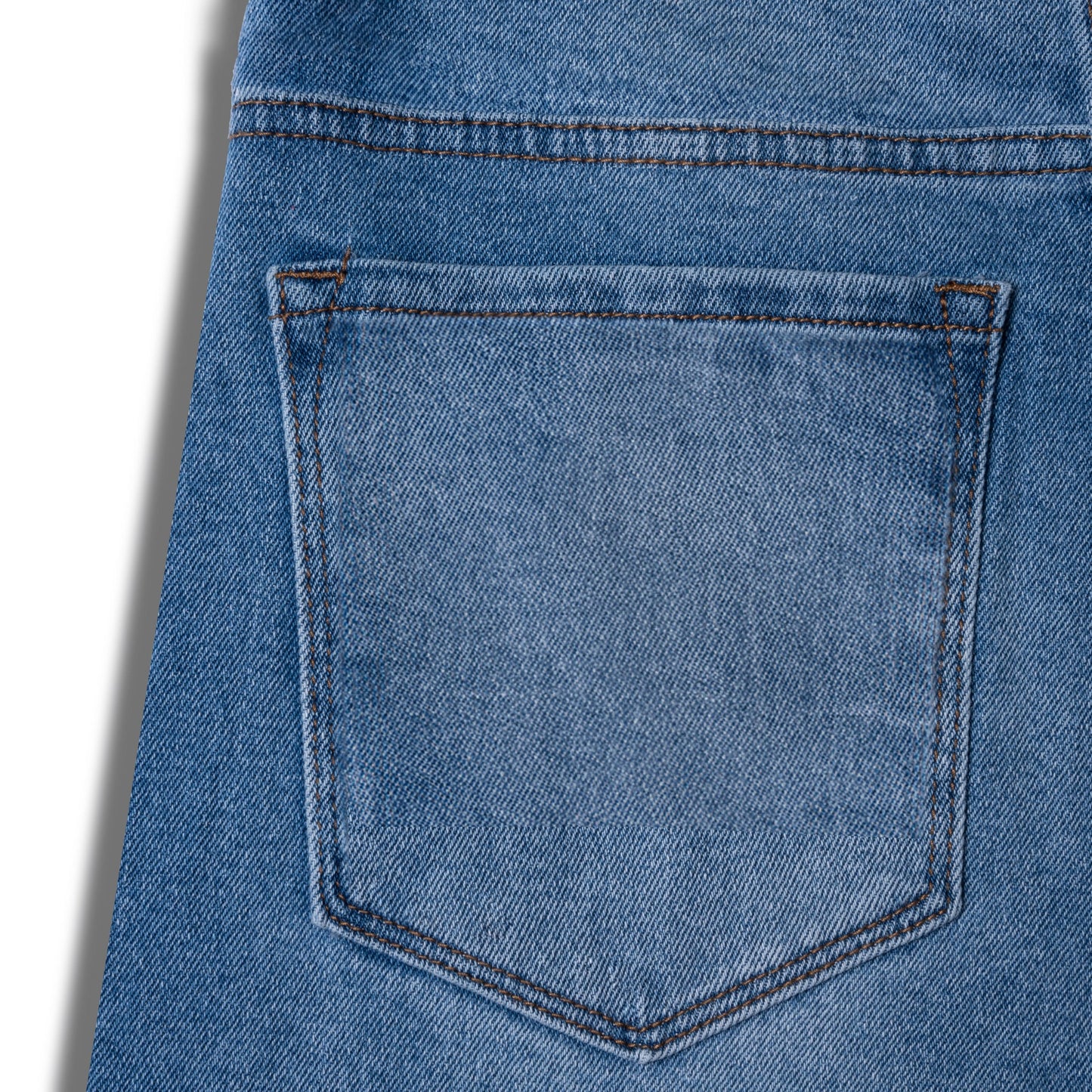 Rewind High Rise Jeans - Medium Wash Distressed Straight Leg