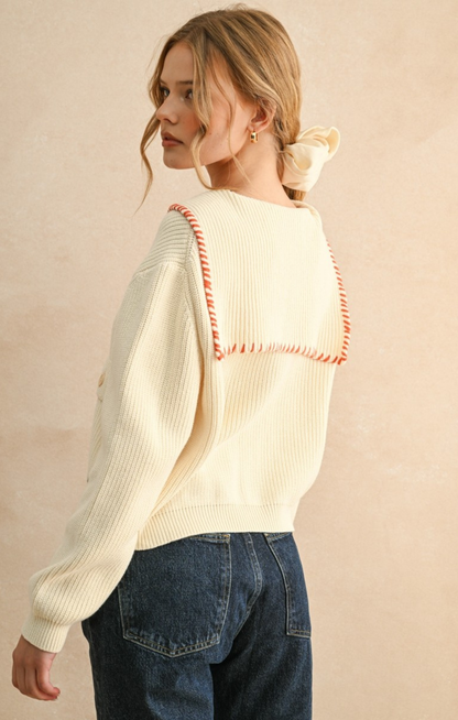 Bailey Color Stitch Cardigan