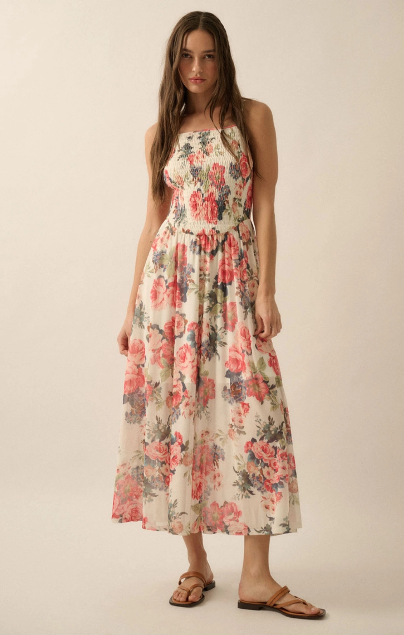 Bailey Floral Smocked Maxi Dress