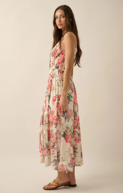 Bailey Floral Smocked Maxi Dress