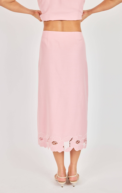 Blushing Midi Skirt