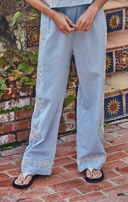 Brea Linen Wide Leg Pants