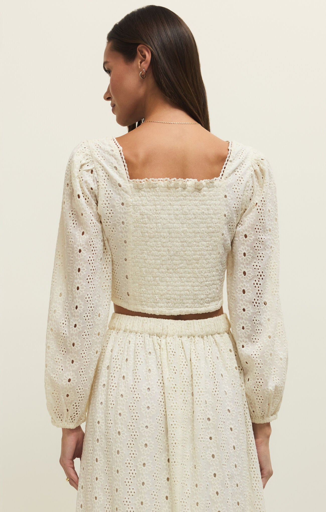 Bria Eyelet Top