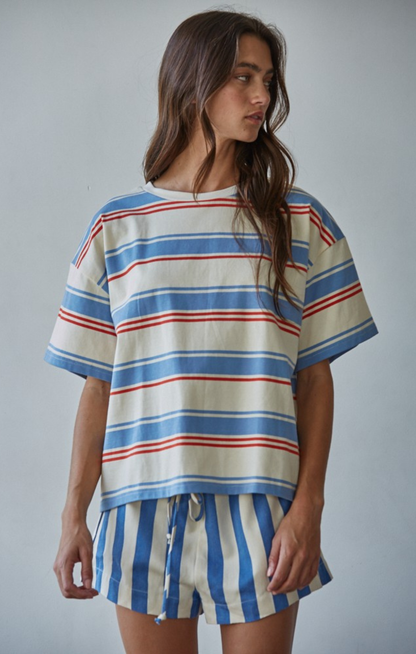 Cassius Striped Tee