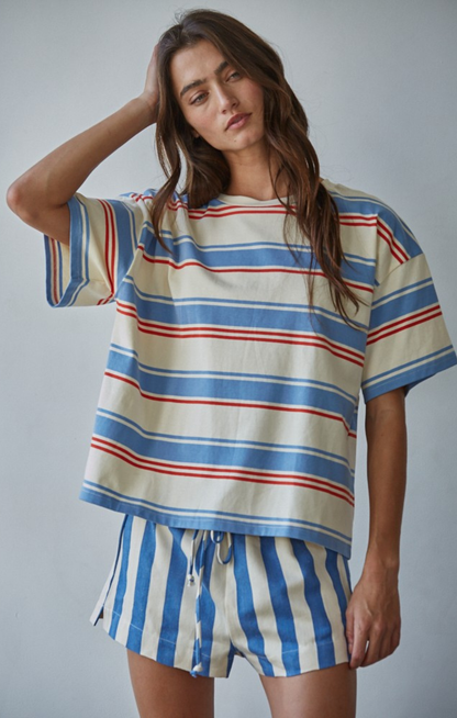 Cassius Striped Tee