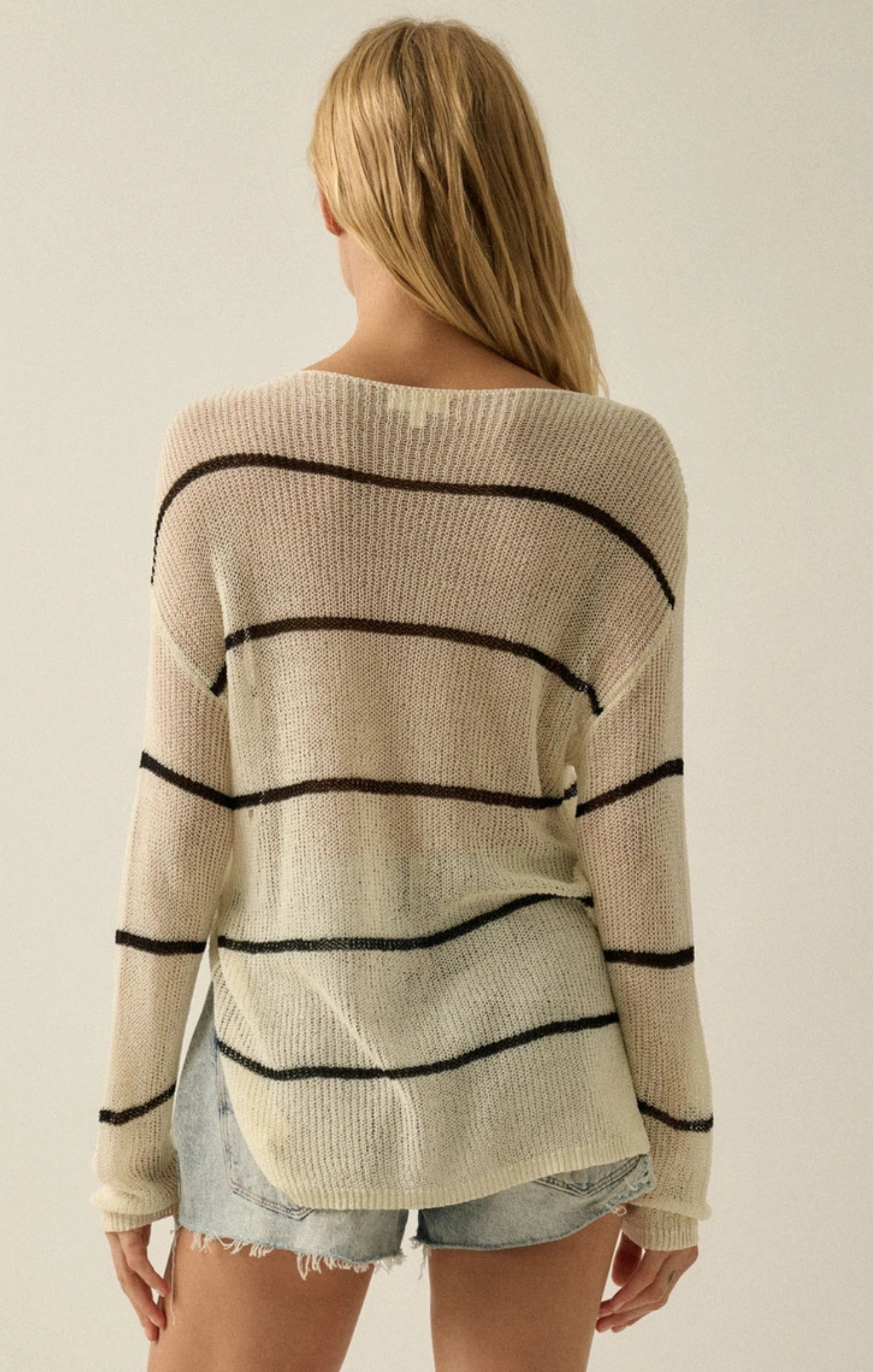 Celeste Striped Loose Fit Sweater
