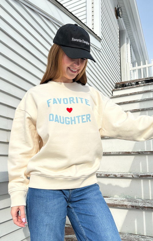 Favorite Daughter Heart Logo Sweatshirt