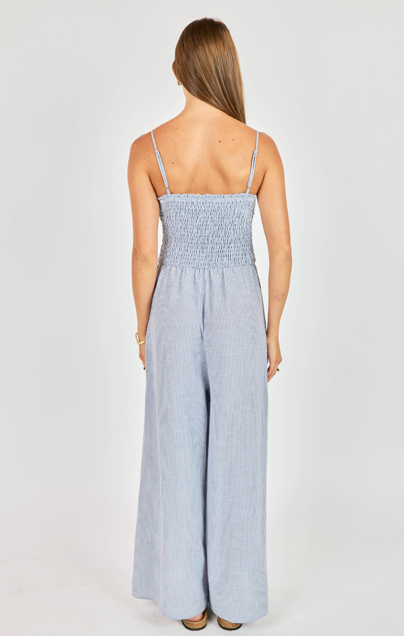 Garden Sun Smocked Jumpsuit