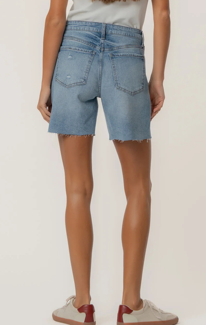 Hailey High Rise Short W/ Raw Hem