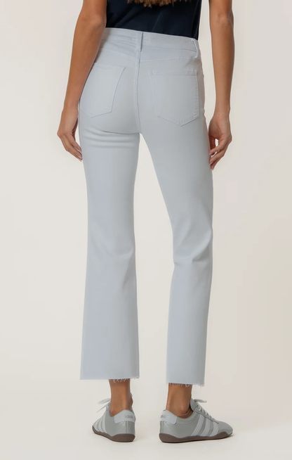 Kelsey High Rise Ankle Flare W/ Raw Hem