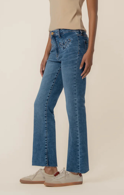 Kelsey High Rise Ankle Flare