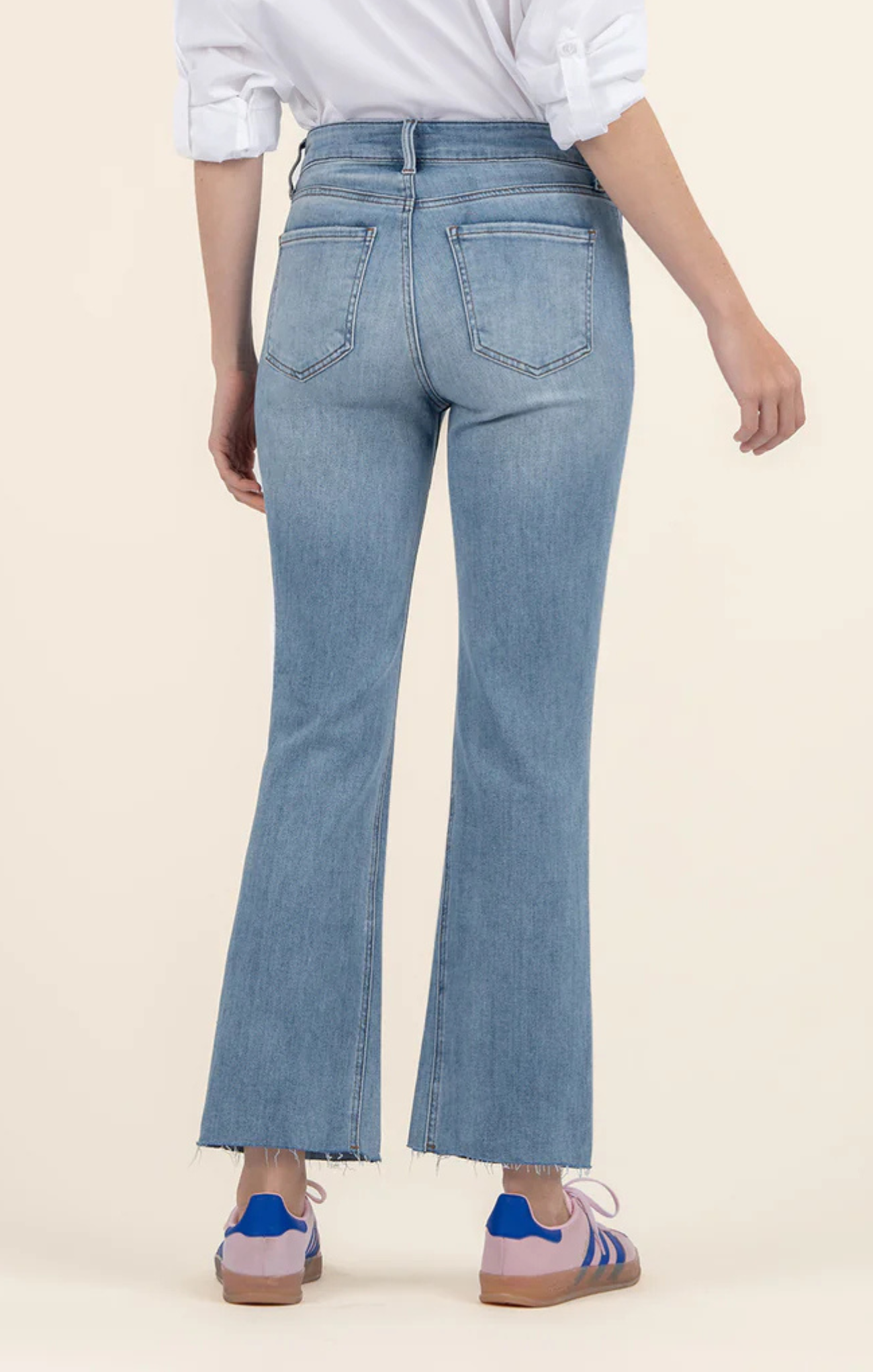 Kelsey High Rise Fab Ab Ankle Flare