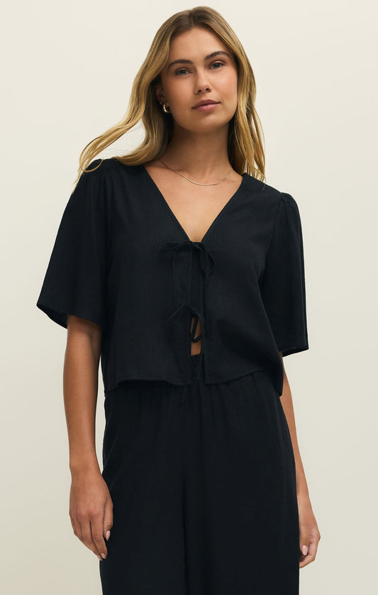 La Belle Linen Top