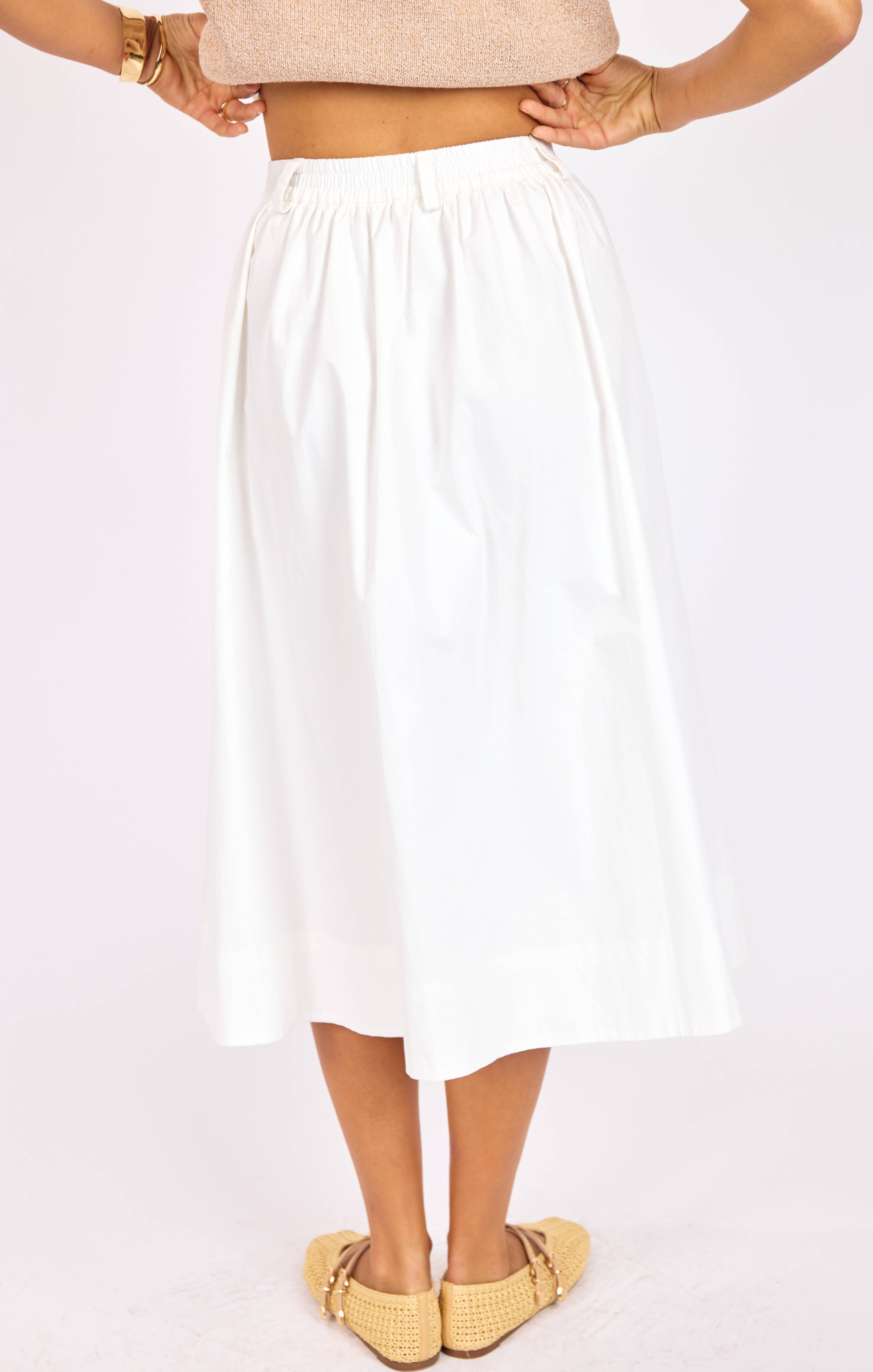Lily Pond Midi Skirt