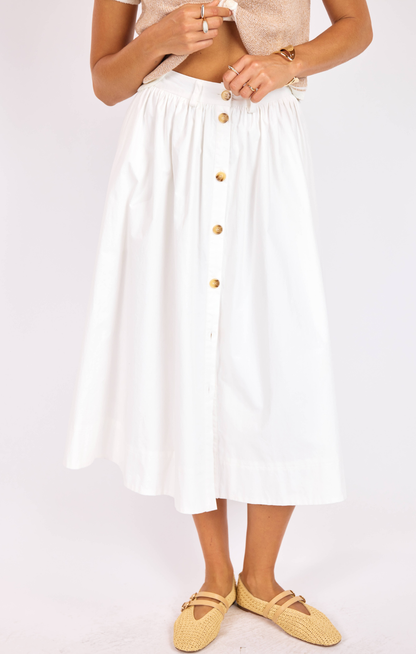 Lily Pond Midi Skirt