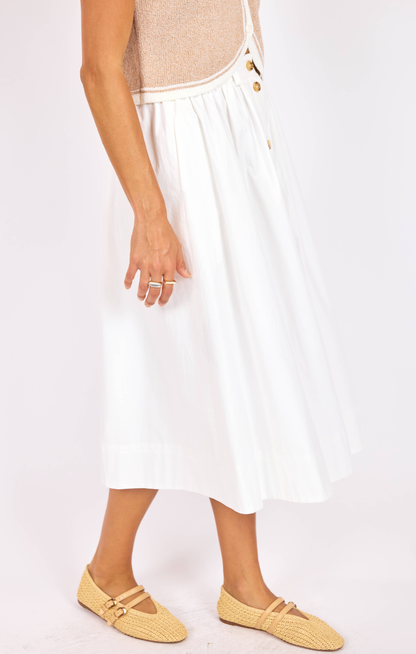 Lily Pond Midi Skirt