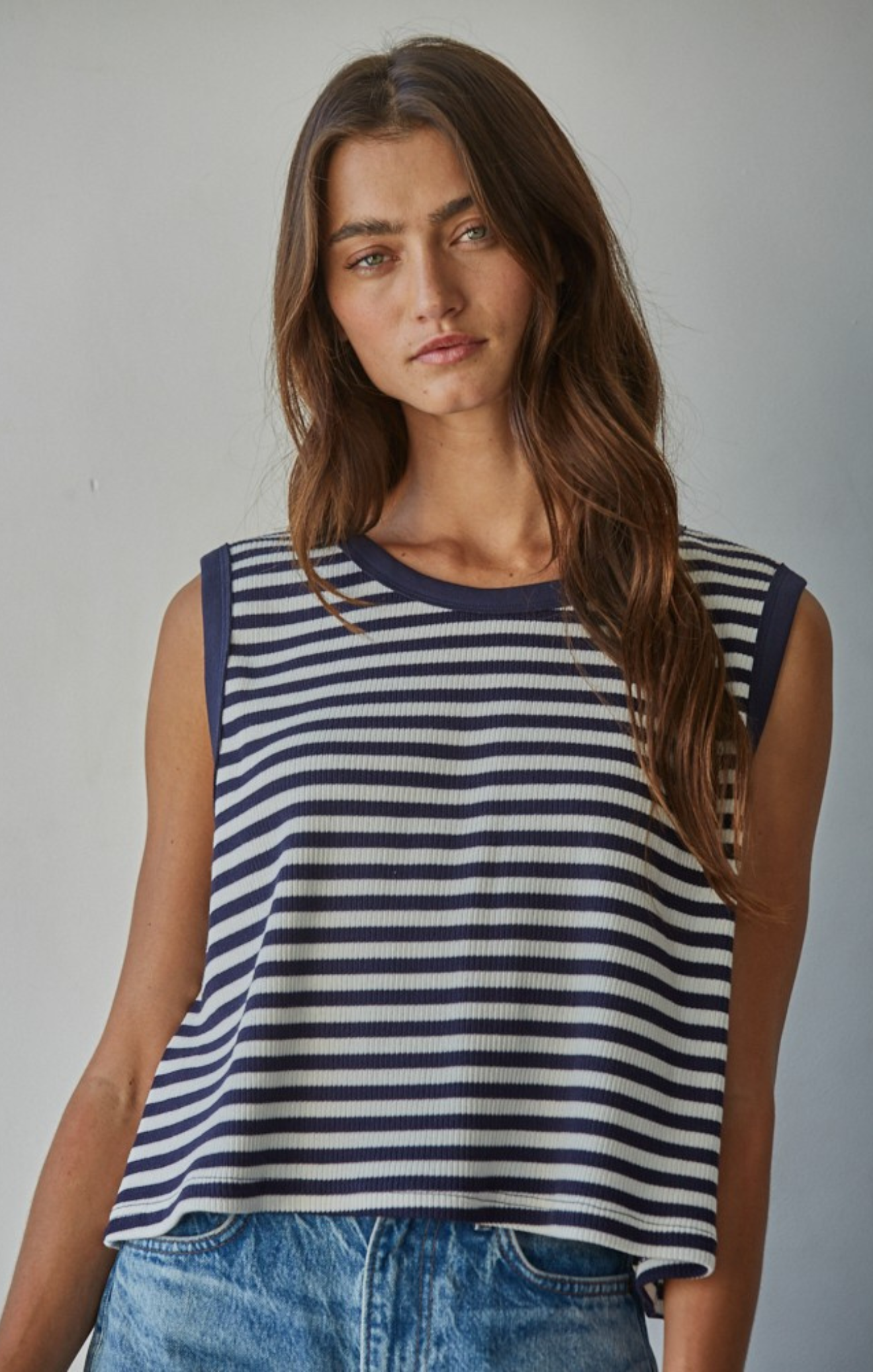 Marley Striped Sleeveless Top
