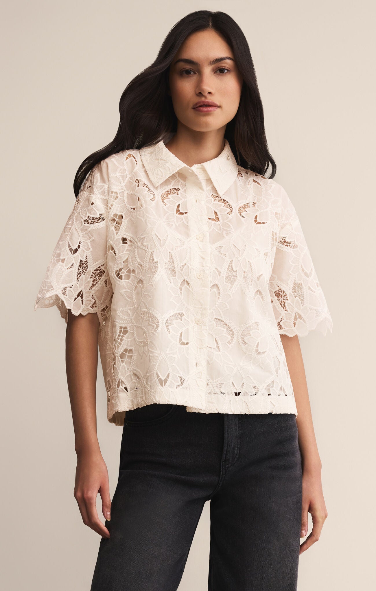 Midnight Lace Top