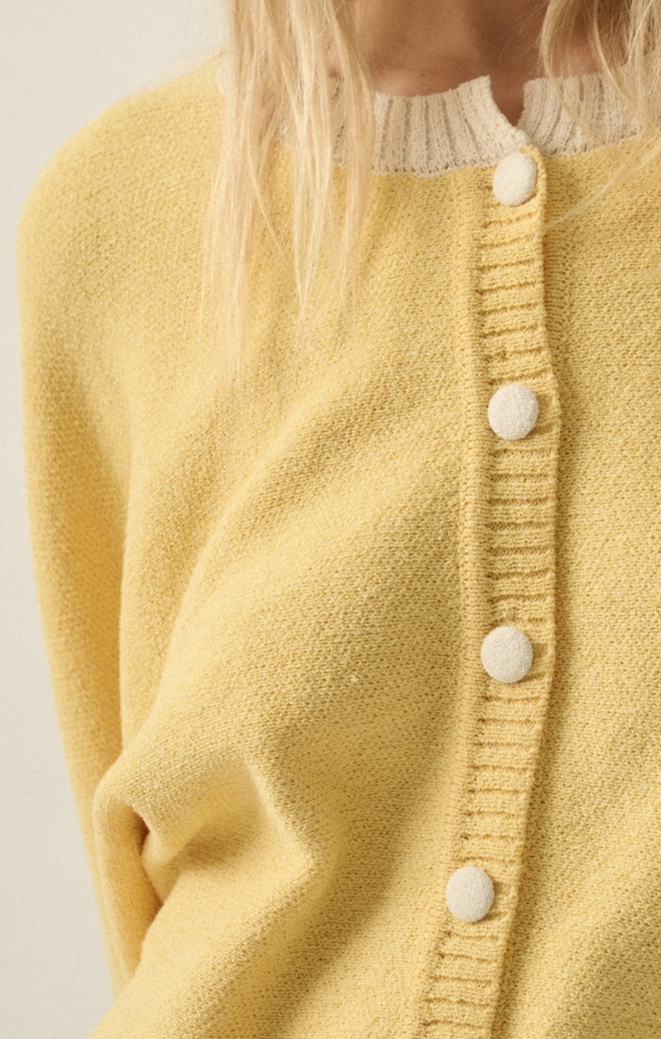 Naomi Contrast Sleeve Cardigan