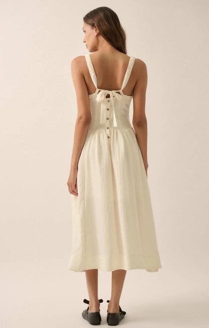 Penny Ruffle Midi Dress